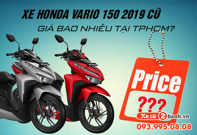 Xe honda vario 150 2019 cũ giá bao nhiêu tại tphcm - 1