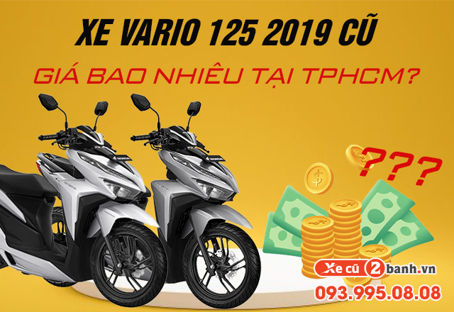 Xe vario 125 2019 cũ giá bao nhiêu tại tphcm - 1