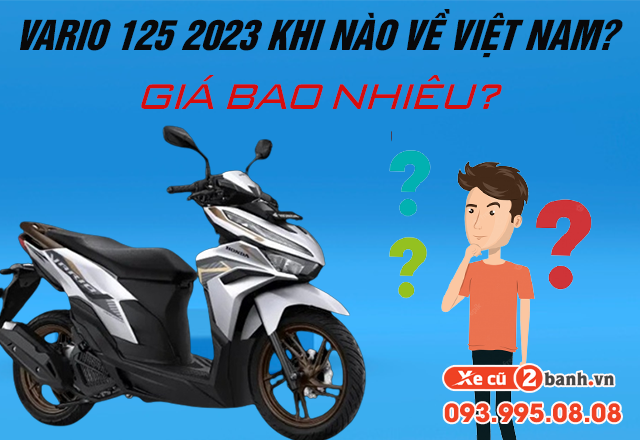 Xe vario 125 2023 khi nào về việt nam giá bao nhiêu - 1